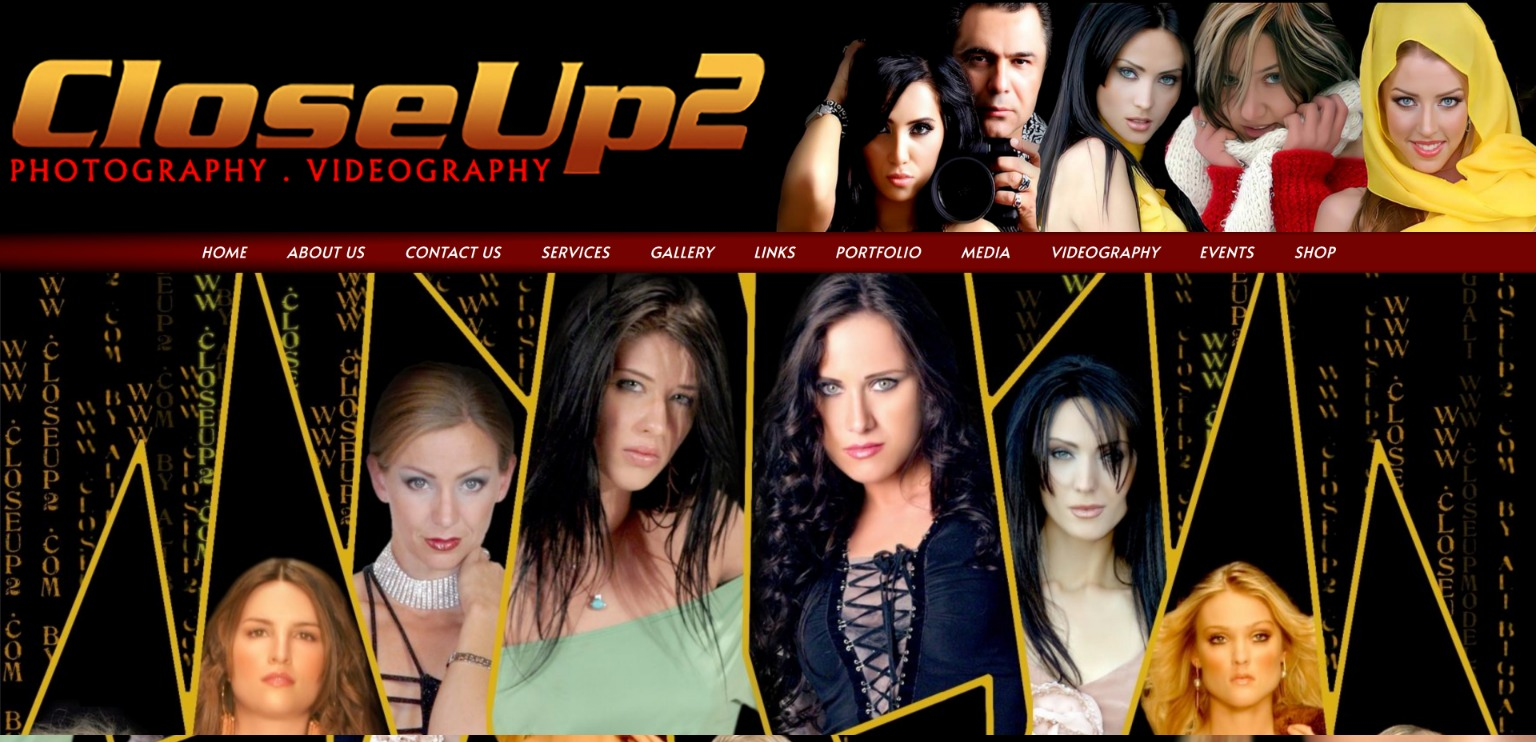 Photography Web Design in California